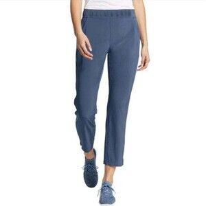 Eddie Bauer Blue Departure Ankle Pant Women's Size XL UPF 50 Lightweight Indigo